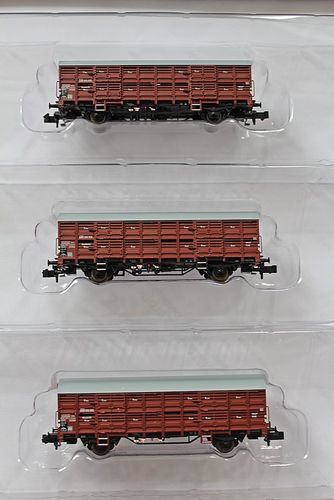 Liliput L260140 Set aus 3 Verschlagwagen, DB, Epoche III
