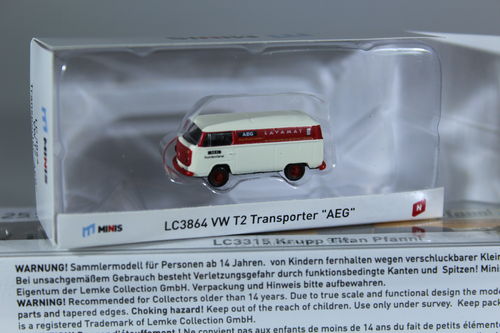 Lemke Minis LC 3864 VW T2 Transporter AEG 1:160