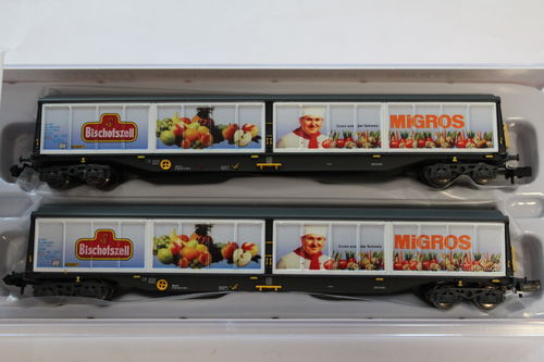 Hobbytrain H23456  Schiebewandwagen Set SBB Cargo Bischofszell