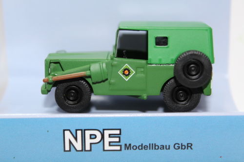 NPE  88742  IFA  Kübelwagen P3 der Volkspolizei DDR  in TT = 1:120