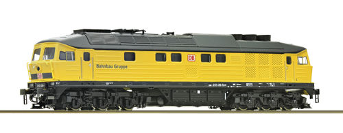 Roco  TT  36423   Diesellokomotive BR 233 493  Bahnbau Gruppe  Digital m. Sound